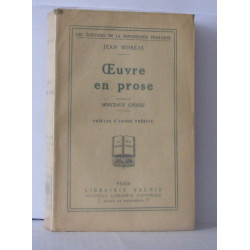 Oeuvre en prose - morceaux choisis