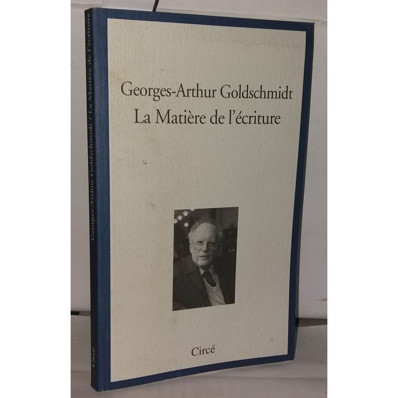 La Matière de l'écriture