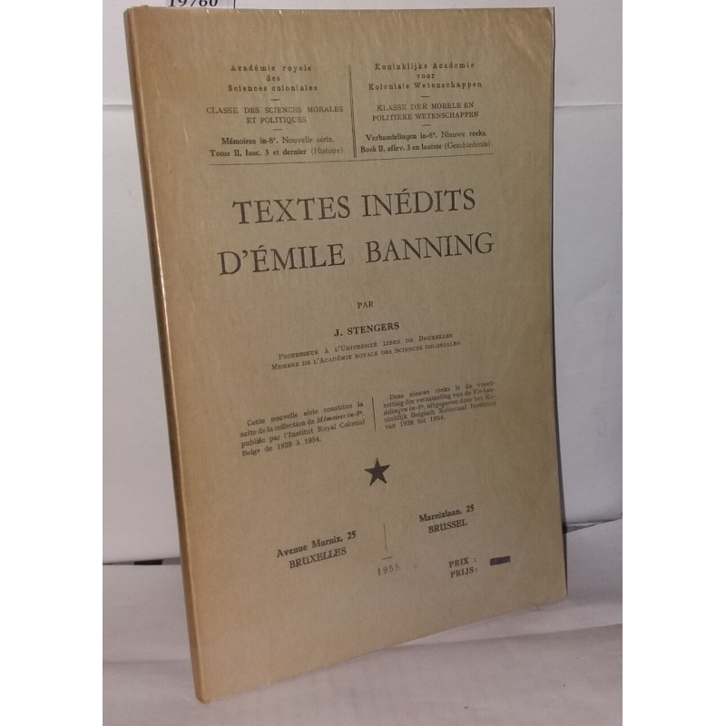 Textes inédits d'Émile Banning