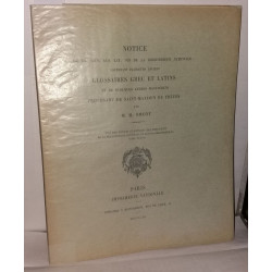 Notice du ms. Nouv. Acq Lat. 763 de la bibliothèque nationale...