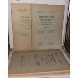 Bibliographie géologique du Congo belge et du Ruanda-Urundi...