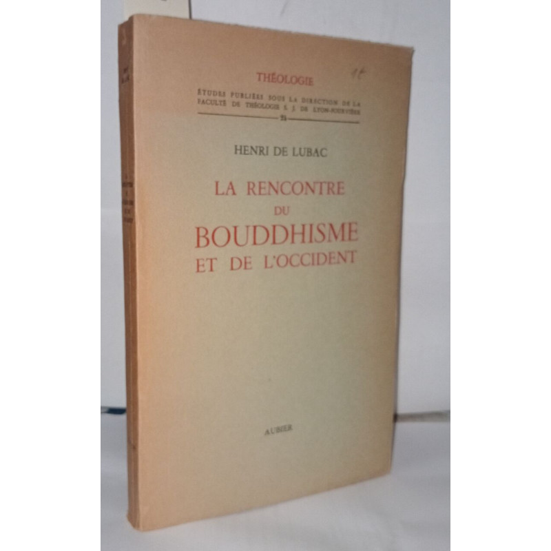 La rencontre du bouddhisme et de l'occident
