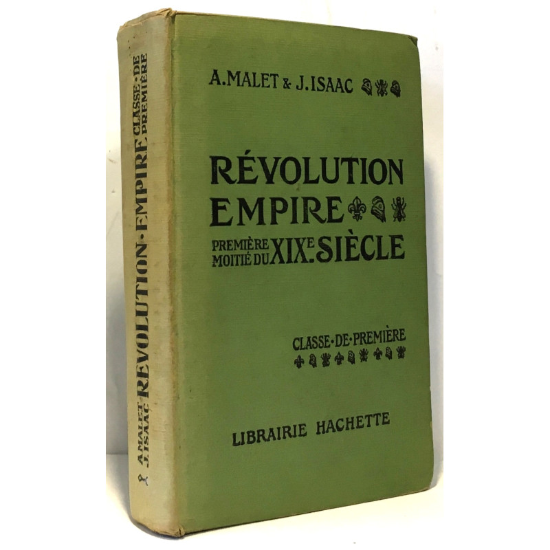 Révolution - empire première moitié du XIXe siècle - classe de...