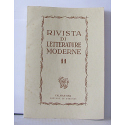 Rivista di letterature moderne N°11