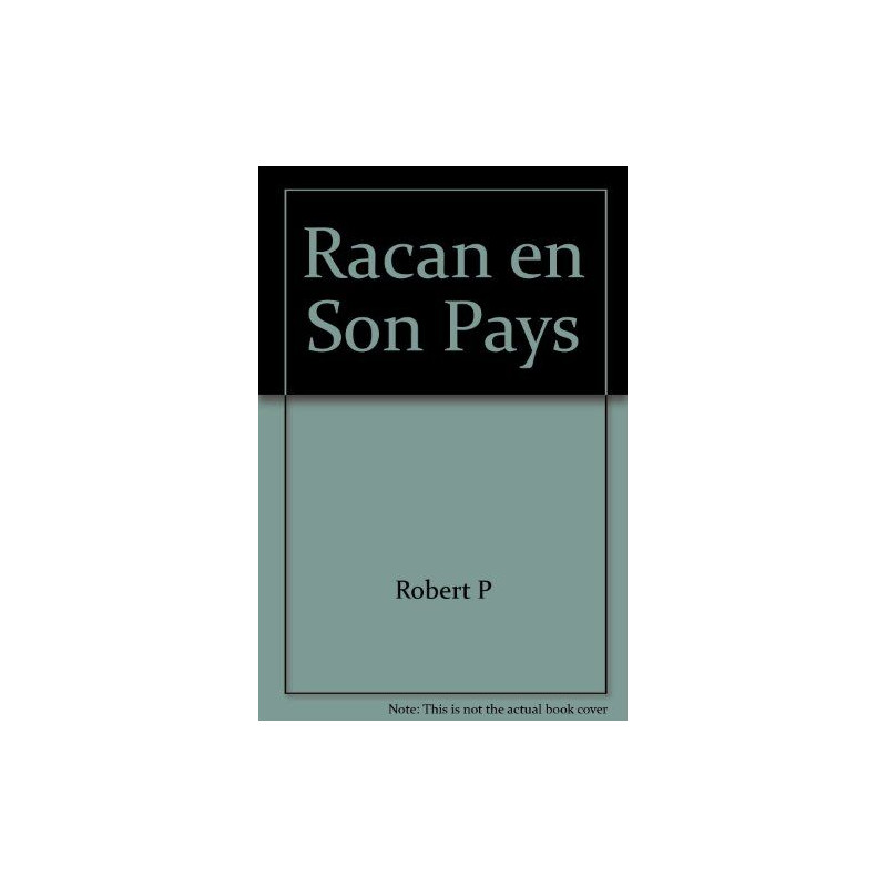 Racan en son pays