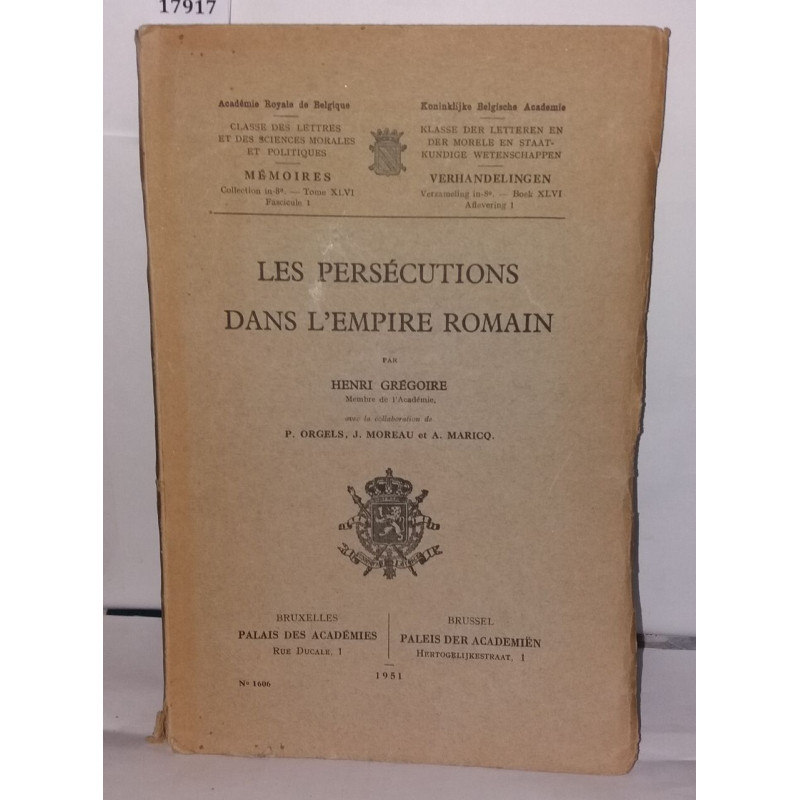 Les persécutions dans l'empire romain