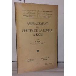Aménagement des chutes de la Lufira a Koni