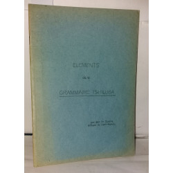 Éléments de la grammaire Tshiluba