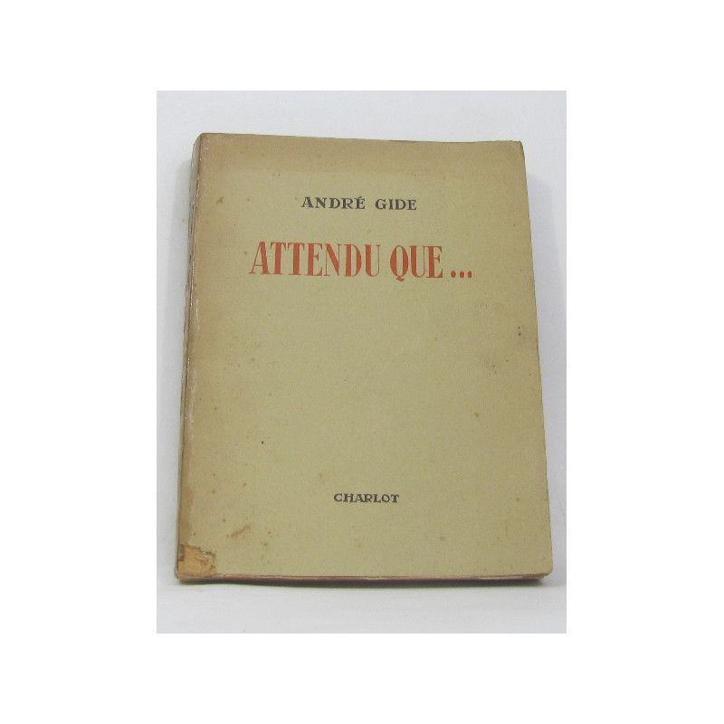 Attendu que
