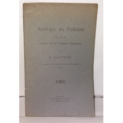 Apologie du Folklore ou de la Science de la Tradition populaire