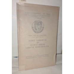 Index verborum in quinti sereni librum medicinalem