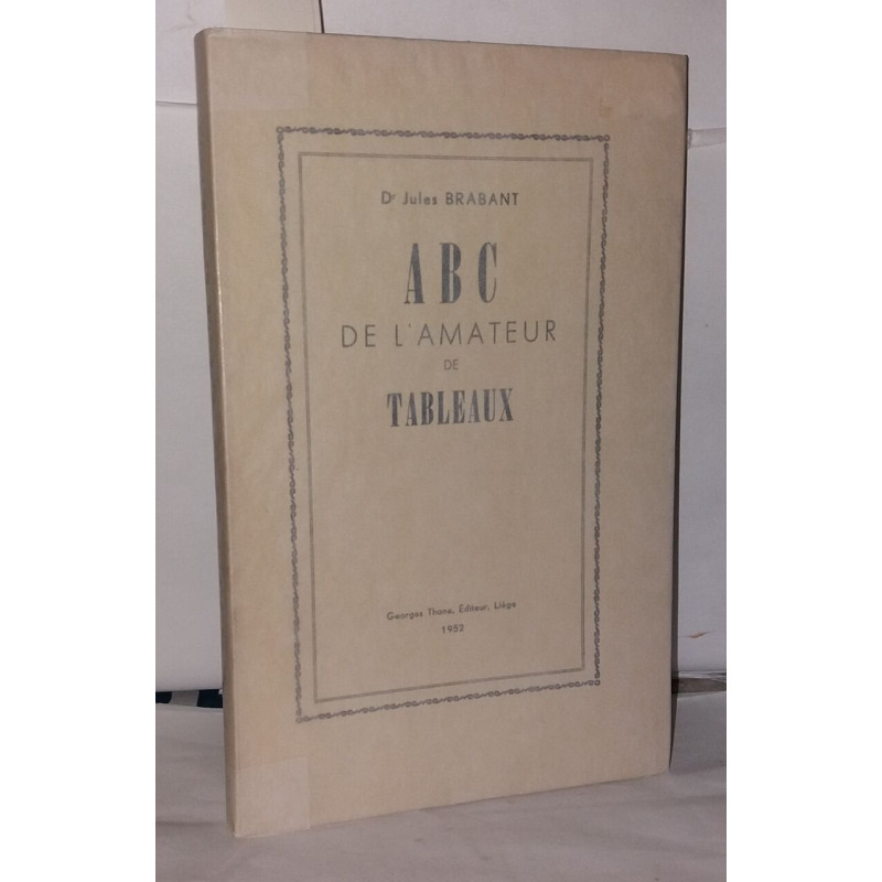 Abc de l'amateur de tableaux