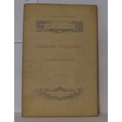 Les éditions originales des romantiques