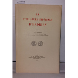 La titulature impériale d'Hadrien
