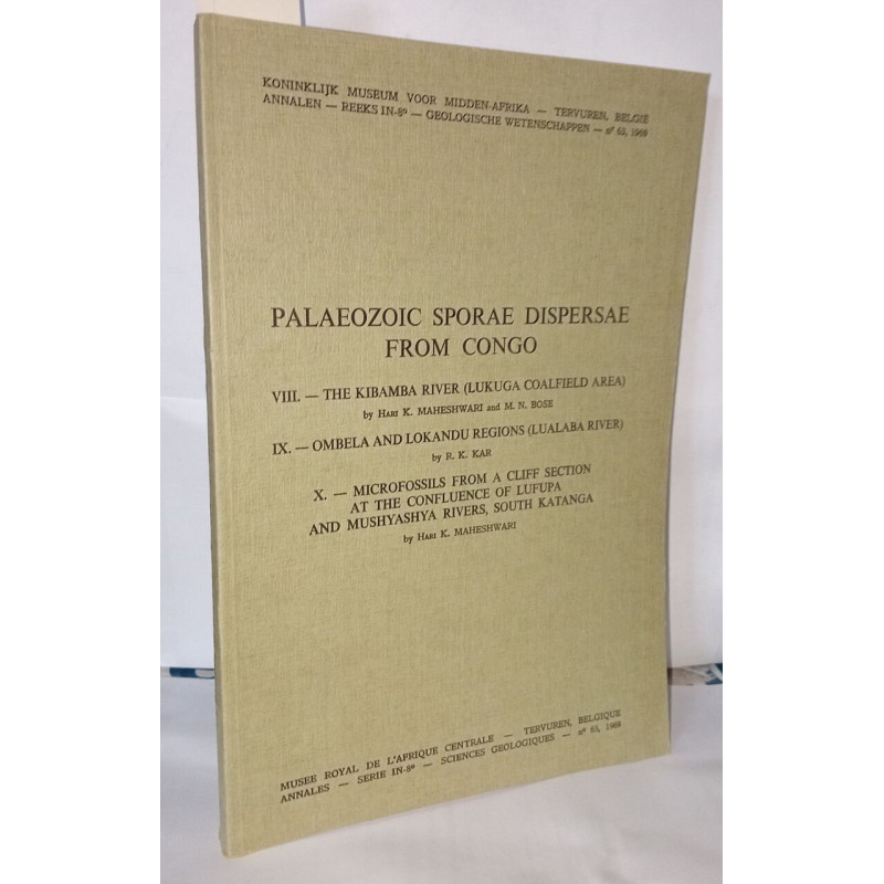 Palaeozoic sporae dispersae from Congo VIII - The Kibamba river...