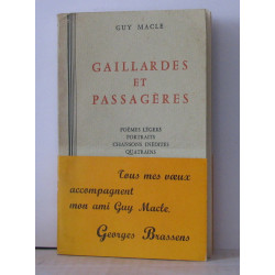 Gaillardes et passagères (Poèmes légers portraits chansons...