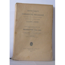 Zeitschrift für Romanische Philologie. Supplementhefte LVIII - LIX...