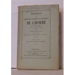 Matériaux pour l'histoire primitive et naturelle de l'homme revue...