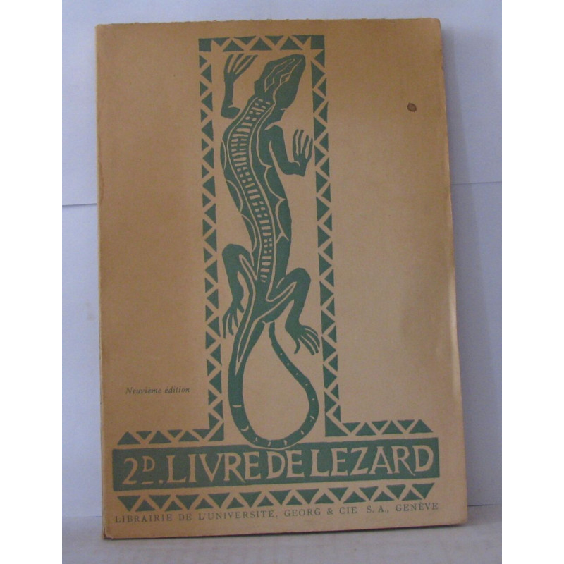 Le second livre de lézard