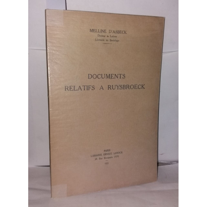 Documents relatifs a Ruysbroeck