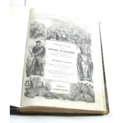 Dictionnaire populaire illustré d'histoire de géographie tome I II...