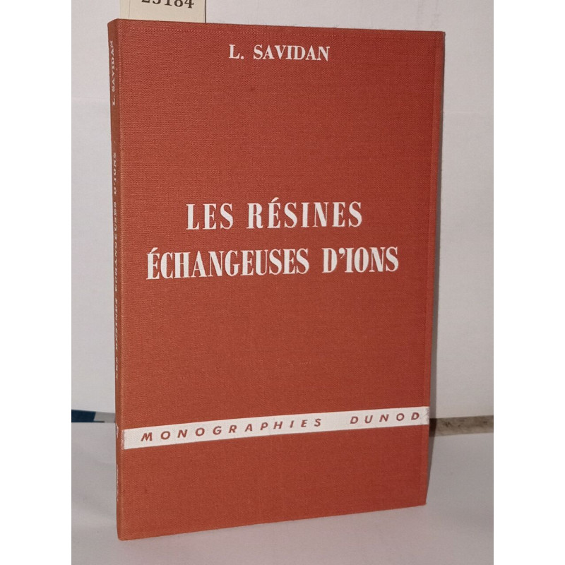 Les résines échangeuses d'Ions