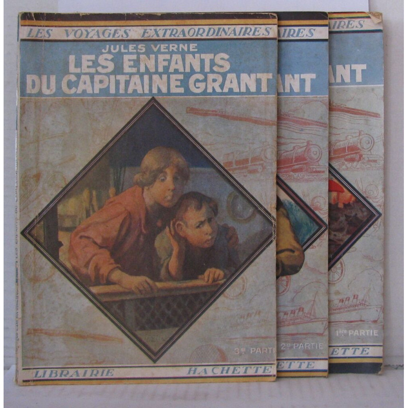 Les enfants du capitaine grant 3 parties en 3 volumes