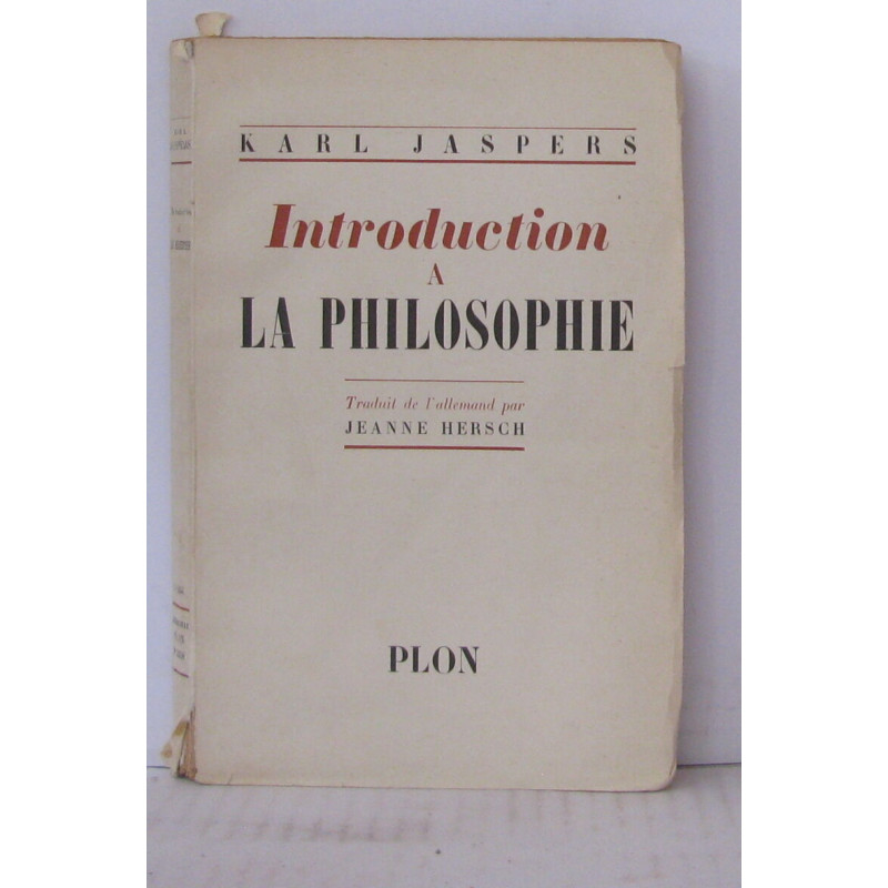 Introduction a la philosophie