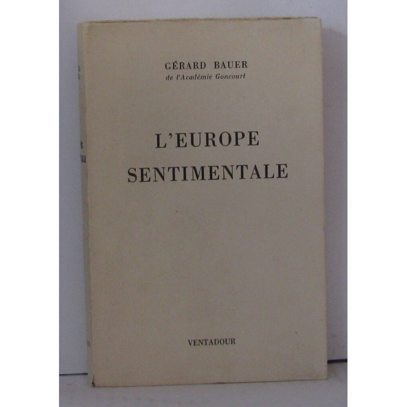 L'europe sentimentale