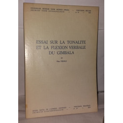 Essai sur la tonalité et la flexion verbale du Gimbala