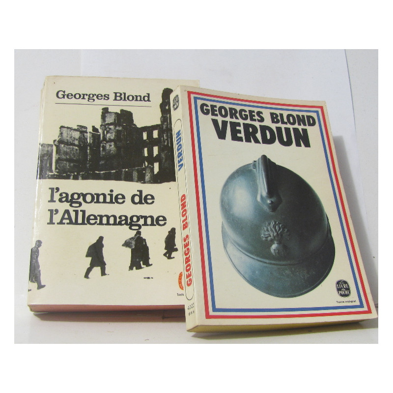 Verdun - l'agonie de l'allemagne (lot de 2 livres)