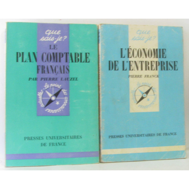 L'économie de l'entreprise + Le plan comptable français - que sais je