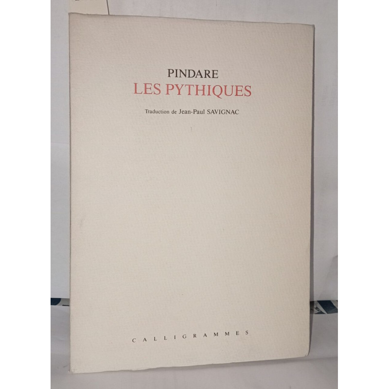 Les pythiques traduction de jean paul savignac