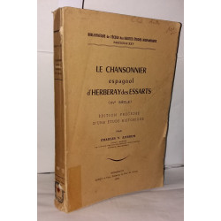 Le chansonnier espagnol d'Herberay des Essarts (XVe siècle)....