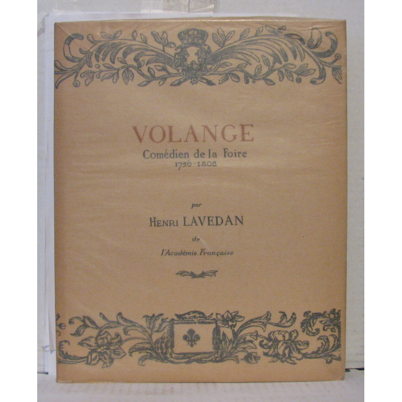 Volange comédien de la foire 1756-1808