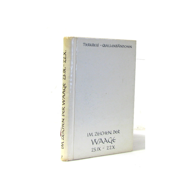 Im zeichen der waage 23.IX - 22.X