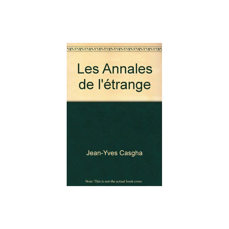 Les Annales de l'étrange