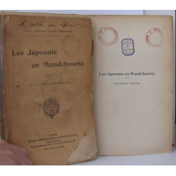 Les japonais en mandchourie avec croquis et cartes en 2 volumes