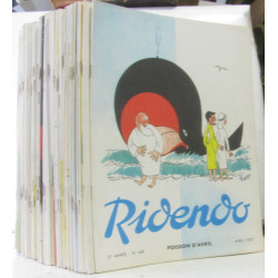 Ridendo 80 numéros inclus entre les numéros 312 (1967) et 408...