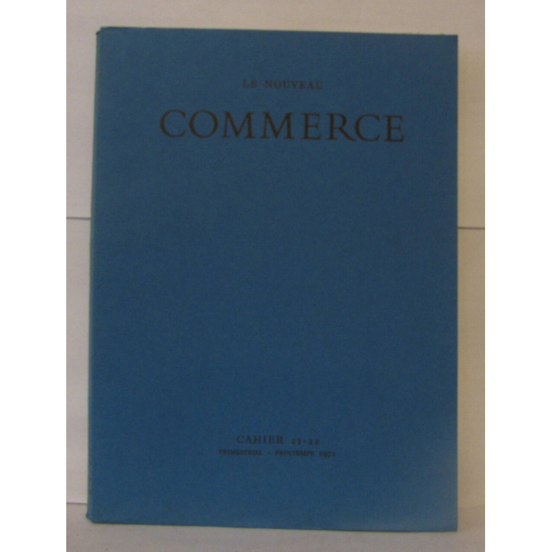 Le Nouveau Commerce cahier 21-22
