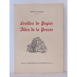 Feuilles de papier ailes de la pensée