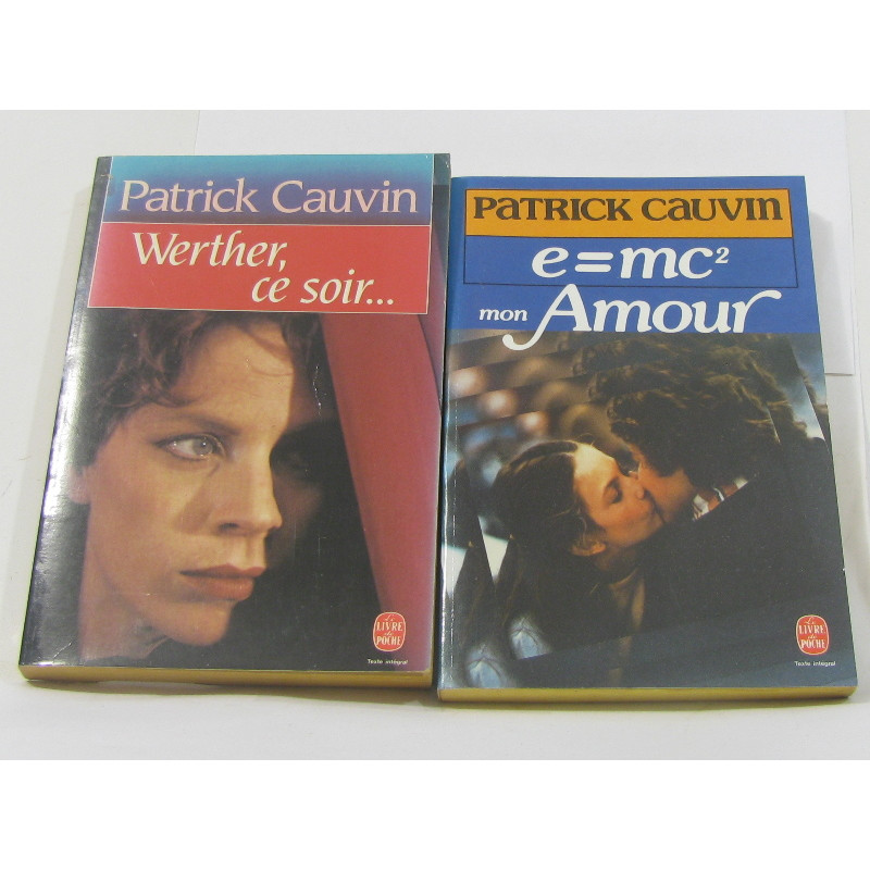 (Lot de deux livres )E   Mc 2 Mon Amour - werther ce soir