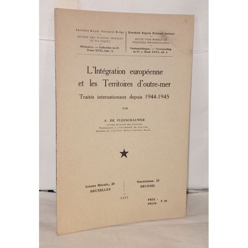 L'intégration européenne et les territoires d'outre-mer Traités...