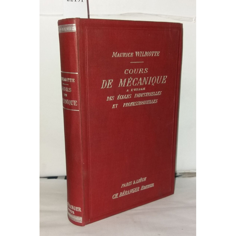 Cours de mécanique a l'usage des écoles industrielles et...