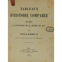 Tableaux d'histoire comparée de 1878 à l'explosion de la guerre de...