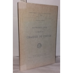 Introduction a l'oeuvre de Charles de Coster