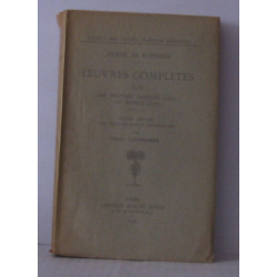 Oeuvres completes Tome XIV - Edition critique avec introduction et...