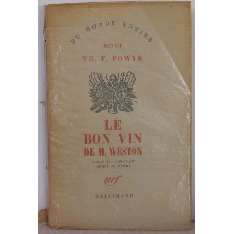 Le bon vin de M. Weston