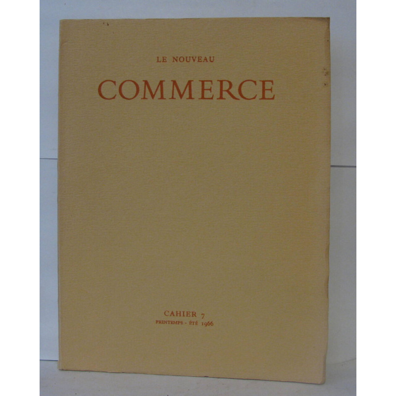 Le Nouveau Commerce cahier 7