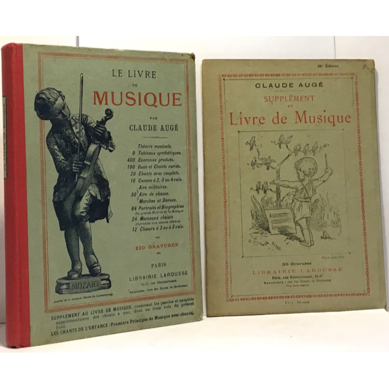 Le livre de musique + livret supplément